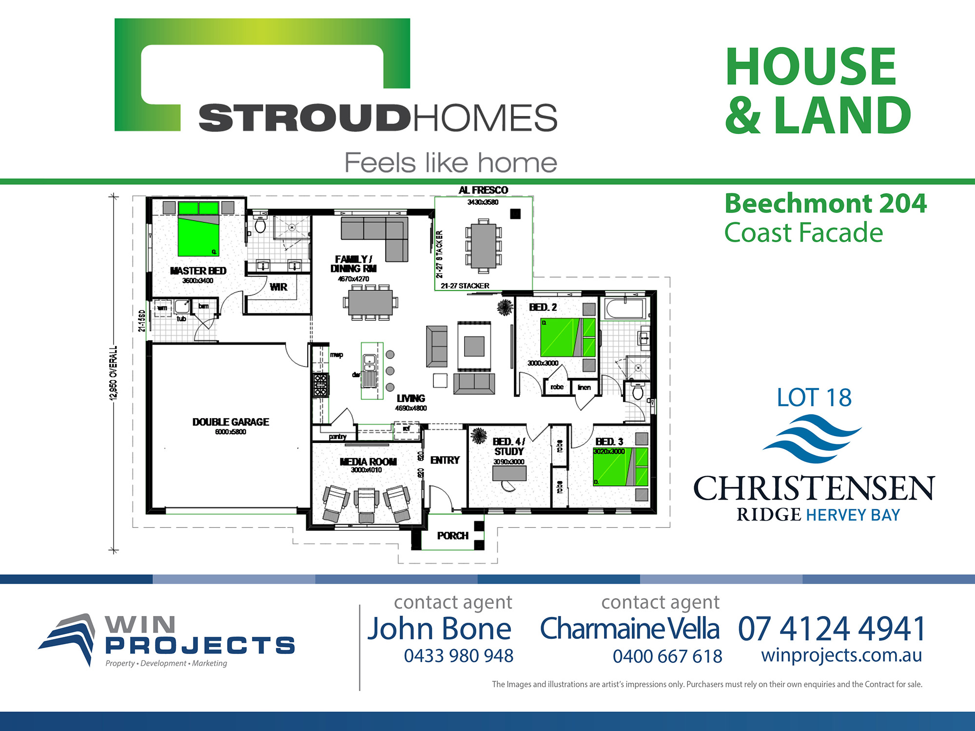 Lot 18 Christensen Ridge, NIKENBAH, QLD 4655 AUS