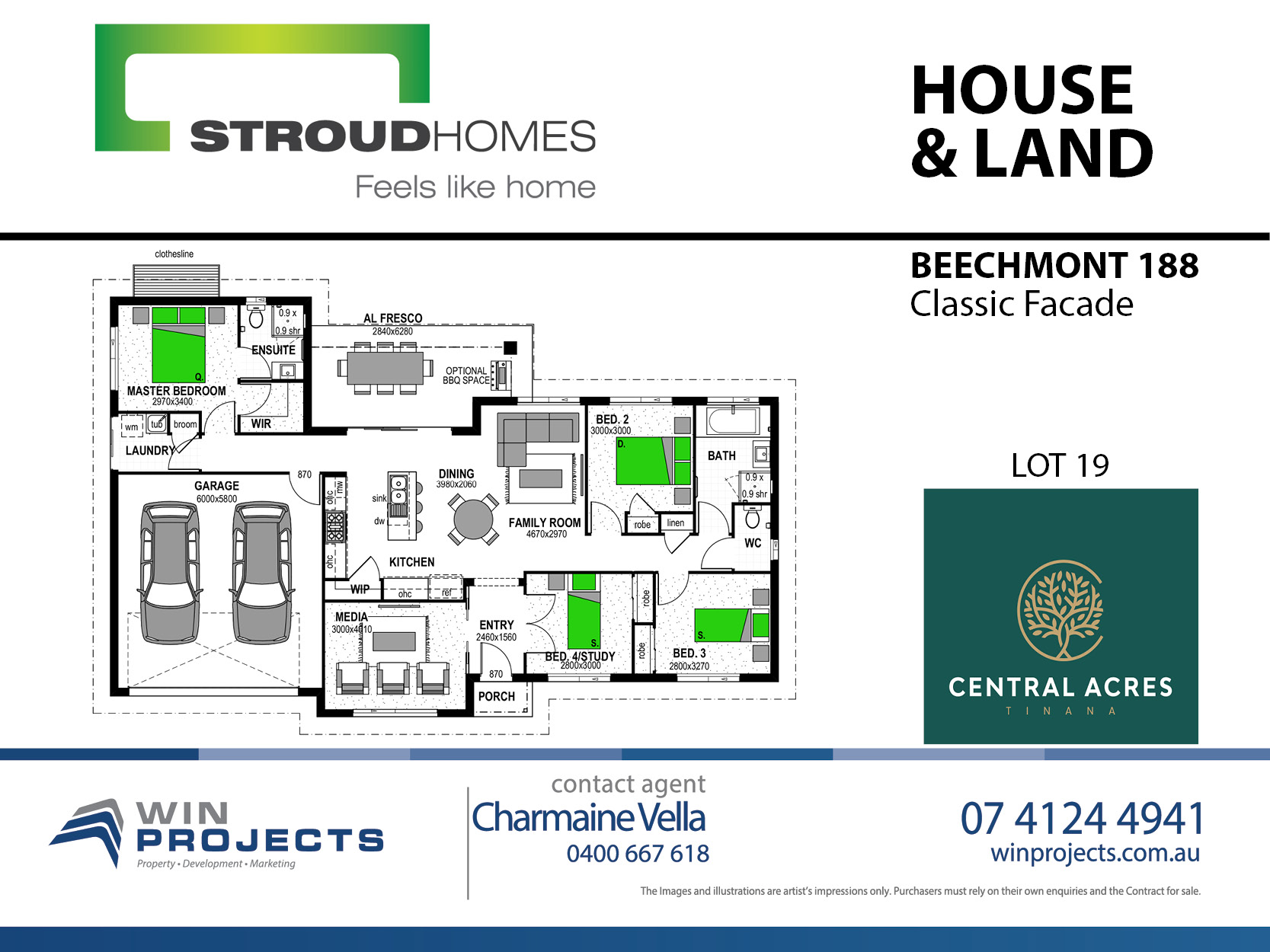 Lot 19 Central Acres, TINANA, QLD 4650 AUS